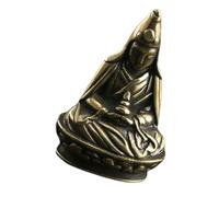 VANZACK Estatua de Avalokitesvara de Cobre Retro Adorno Pequeño de Buda para Decoración de Mesa Hogar y Oficina Figura Guanyin Vintage con Alta Estabilidad y Resistencia al Desgaste