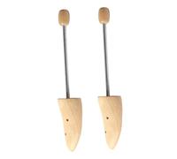 VANZACK Estirador de Zapatos para Hombre Ajustable de Madera de Haya con Resorte Moldeador y Ampliador Eficaz para Cuidado y Conservación de Calzado Talla
