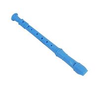 VANZACK Flauta Dulce Infantil De Resina Abs Ecológica Azul, Instrumento Musical Para Niños Principiantes, Registrador Abs Fácil De Tocar Para Desarrollo Musical y Coordinación Manual