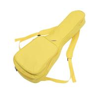 VANZACK Funda Acolchada para Ukelele de 26/27 Pulgadas Bolsillo Transparente y Cremallera Doble, Mochila Cómoda y Ajustable para Niños, Adecuado para Transporte y Almacenamiento Musical