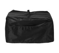 VANZACK Funda Antipolvo para Cortadora de Carne Doméstica 210d Resistente al Aceite Agua, Cubierta Negra 20 L X 17 W X 15 H para Protección de Electrodomésticos de Cocina