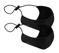 VANZACK Funda para Zapatos de Conducción Negra, Cubierta Resistente al Desgaste del Talón, Par de Protectores para Freno y Acelerador, Compatible Zapatos Planos y Cuñas, Uso en Automóvil