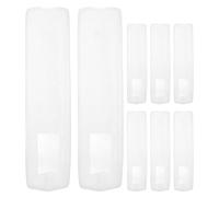 VANZACK Funda Protectora de Silicona Transparente para Control Remoto de Aire Acondicionado y TV Pack de 8 Unidades Diseño Antideslizante Flexible y Duradero Protección Completa