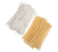 VANZACK Globos Largos de Látex 260 para Modelar y Decorar Kit de 200 Piezas 100 Blancos 100 Transparentes Resistentes y Elásticos para Fiestas Cumpleaños y Talleres de Globoflexia