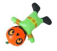 VANZACK Halloween Inflatable Pumpkin Man Decoración de PVC Resistente al Clima para Jardín y Fiesta Interior Figura Inflable de Calabaza Cartoon para Patio y Césped