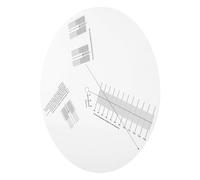 VANZACK Herramienta Profesional De Calibración Aguja y Pastilla Para Tocadiscos De Vinilo Medidor Antideslizante y Regla Giratoria Para Ajuste Preciso y Alineación Del Cartucho