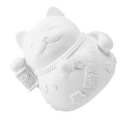 VANZACK Hucha de Gato para Pintar DIY Hucha de Vinilo Resistente y Ahorro para Jarra de Monedas Estable para Escritorio Regalo Cumpleaños y Navidad
