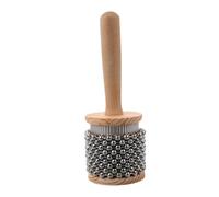 VANZACK Instrumento de Percusión Cabasa Pequeño de Madera Juguete Musical Creativo para Desarrollo de Ritmo y Coordinación Portátil y Fácil de Llevar