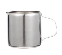 VANZACK Jarra para Leche de Acero Inoxidable 304 de 150 Ml Espumador de Leche para Café y Latte Vaso Espumador para Vaporizar Casa