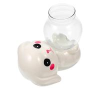 VANZACK Jarrón De Cerámica Forma De Conejo Jarrón Hidropónico para Maceta De Agua Decoración para Oficina De Flores