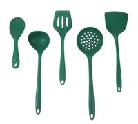 VANZACK Juego de Utensilios de Cocina de Silicona 5 Piezas Resistentes a Altas Temperaturas para Sartenes Antiadherentes Mango Termoaislante Apto para Uso Doméstico y Barbacoa