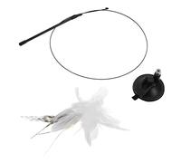 VANZACK Juguete Interactivo para Gatos Ventosa para Coquetear Juguete para Gatos y Campana para Jugar