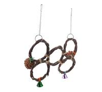 VANZACK Juguete Masticable para Forma De Piña Color Natural Mediano para Interiores para Su Anillo De