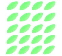 VANZACK Kit de 100 Flotadores de Pesca de Espuma Verde Diseño Redondo 63 X 132 MM Alta Visibilidad para Pesca Agua Dulce y Salada Esenciales