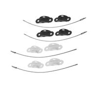 VANZACK Kit de Anclajes para Muebles Anticaída con Correas Resistentes y Fijación para Paredes Sistema de Seguridad para Bebés y Mascotas Incluye Tornillos y Accesorios Duraderos Fácil