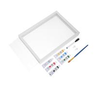 VANZACK Kit de Huellas de Manos Familiares 4-5 Ranuras Marco de Fotos de Madera Blanca para Parejas y Familias Kit DIY de Moldeo Manual para Recuerdos de Ñiño y Aniversarios Decoración