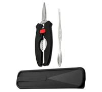 VANZACK Kit para Comer Marisco con Alicates y Tenedor de Cangrejo Herramientas para Cortar Patas y Pinzas de Cangrejo Incluye Caja de Almacenamiento Utensilios para Marisco y Regalo para