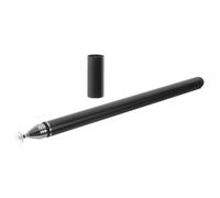 VANZACK Lápiz Táctil Capacitivo de Doble Punta Ventosa Transparente Compatible Tabletas y Teléfonos Móviles Color Negro Diseño para Pantallas Táctiles Adecuado para Dibujo y Escritura
