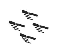 VANZACK Liga De Gran Tamaño Cinturones Para Mujer Cinturones De Pierna Liga De Grande Ligas De Pierna Para Muslo Accesorios Rave Correas Poliéster Negro 4 Piezas X 4