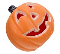 VANZACK Linterna LED de Calabaza Luminosa para Halloween Luz Nocturna Diseño Hueco Decoración para Jardín y Patio Farol de Mesa a Pilas Resistente para Exteriores Luz Decorativa de