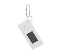 VANZACK Llavero Reloj Electronico Decoración De Llaves Colgando Reloj De Bolsillo con Llavero Esté a Los Mochila Colgante De Llave De Mochila El Plastico Blanco