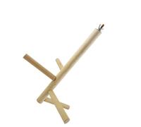 VANZACK Loro Suministros Percha De Pájaro Juguete Que Promueve El Escalera De Loros Juguete Loro Juguete para Masticar Aves Juguetes Escalera De Caracol Bambú Sucursal
