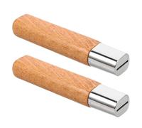 VANZACK Mango de Madera de Palisandro para Cortador de Cocina Repuesto Ergonómico Antideslizante de 10 CM 2 Piezas Mango para Cuchillo de Chef Adecuado para Uso Doméstico y Profesional