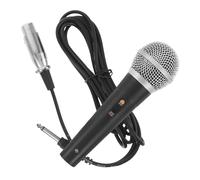 VANZACK Micrófono Dinámico con Cable Micrófono de Mano Profesional para Canto Karaoke y Altavoz Captura Clara para Reuniones y Presentaciones Fácil Uso y Duradero Cable Negro