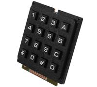 VANZACK Módulo de Teclado Industrial 4x4 16 Teclas Táctil para Microcontrolador Electrónico Compacto Uso Industrial Color Negro