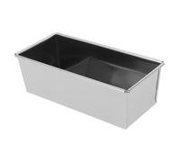 VANZACK Molde para Pan Tostado Casero de Acero Inoxidable sin Tapa, Molde para Hornear Pan Cuadrado, Bandeja para Horno Fácil de Limpiar, Utensilio para Cocina y Repostería Profesional