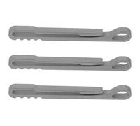 VANZACK Mosquetón para Llavero 3 Piezas de Aleación de Titanio Pequeño Resorte Antideslizante para Senderismo y Escalada al Aire Libre Clip Metálico Resistente y Ligero para Camping y