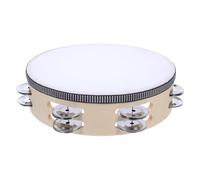 VANZACK Pandereta Infantil de Madera Pandereta Musical para Pequeños con Cascabeles Instrumento de Percusión para Practicar el Ritmo Actividades Escolares