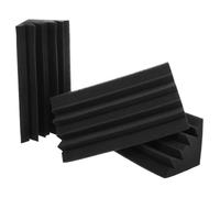 VANZACK Paneles Insonorizados para Esquinas 3 Unidades 12x12x30 Cm Espuma de Alta Densidad Resistente al Fuego Absorbentes de Sonido Baja Frecuencia para Aislamiento Acústico en Estudios