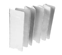 VANZACK Parabrisas De Estufa para Camping para Parrillas De Aleación De Aluminio Plegable Resistente Al Viento para Exteriores para Estufas De Camping