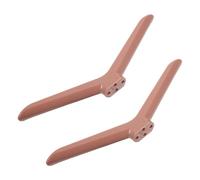 VANZACK Patas Aplicables para TV 40 Pulgadas Rosa Dorado Soporte Elevador de Mesa Base y Tornillos Incluidos Kit de 1 Par para Reemplazo y Montaje Hogar U Oficina