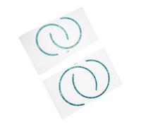 VANZACK Pegatinas en Tiras Curvas para Material Adhesivo 4 Piezas Fáciles de Instalar y Convenientes Agujero de Sonido de Guitarra Acústica Clásica para Guitarras de 38 a 41 Pulgadas
