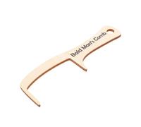 VANZACK Peine De Madera Para Calvo Herramienta De Aseo Para Calvos Divertido Juguete De Broma Para Obsequio De Cumpleaños Cuidado Personal Para Cabezas Calvas