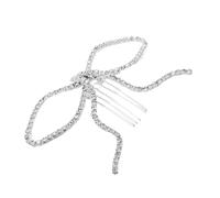 VANZACK Peineta de Pelo Gemas de Imitación Cristal para Novias Accesorios Pelo de Boda Pasadores Purpurina para Mujeres Novias Fiestas Bailes de Graduación