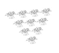 VANZACK Pinzas Espiral Cabello Pequeñas 12 Unidades Diseño En Espiral Color Perla Para Mujer Uso En Bodas Fiesta y Eventos Elegantes Accesorios Para Cabello Calidad Ligera