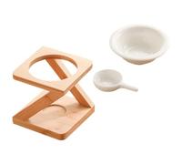 VANZACK Portavelas de Aromaterapia Quemador de Aceites Esenciales para Dormitorio Difusor de Aroma de Incienso Calentador de Cera