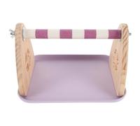 VANZACK Puesto de Entrenamiento para Loros con Bandeja Mesa para Entrenamiento de Loros Soporte para Plataforma para Cacatúas y Pájaros Pequeños Jaula