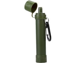 VANZACK Purificador de Agua Portátil para Exteriores, Camping y Senderismo | ABS y Pe, Uso en Agua del Grifo o Lago, para Kits de Emergencia y Patrulla