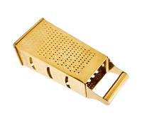 VANZACK Rallador Manual de Acero Inoxidable para Alimentos, Mango Antideslizante y Tamaño Portátil, para Uso en Cocina Doméstica