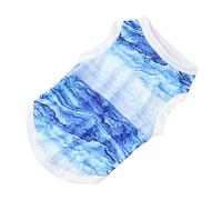 VANZACK refrigeración para Perros frigirificos conjelador Tankinis Dog frigrorifico Verano Cachorro Aseo criar Mascota poleras Chaleco de enfriamiento Chaleco refrigerante para Perros Blue