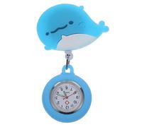 VANZACK Reloj Colgante Digital De Silicona Retráctil para Enfermeras, Accesorio Médico Ligero y Práctico, Tamaño Compacto para Uniformes Hospitalarios, Clip Seguro y Funcional