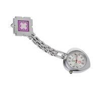 VANZACK Reloj De Enfermera De Bolsillo De Aleación Clip Puntero Luminoso Reloj De Bolsillo para Uso Médico Consultas