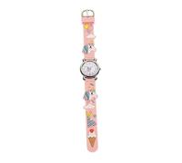 VANZACK Reloj Infantil con Diseño de Unicornio Correa de Plástico Ajustable y Cómodo Reloj Analógico para Niñas Accesorio Divertido y Práctico para Diario