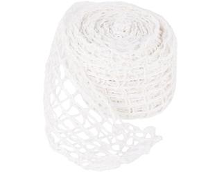 VANZACK Rollo de Malla Elástica para Carne de Res 5 Metros, Red de Poliéster para Embutidos y Jamón, Herramienta de Cocina Profesional para Atar Carne y Salchichas en Hogar y Comercio