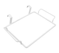 VANZACK Soporte para Bolsas de Basura Colgante Metálico para Puerta de Armario Estante Compacto para Cocina Organizador Práctico para Separar Residuos y Almacenar Alimentos