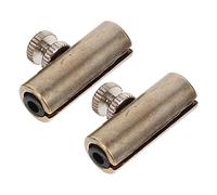VANZACK Sordina para Violonchelo Wolf Tone de Cobre en Color Plata, Supresor de Tono Ajustable, Elegante y Fácil de Transportar, Paquete de 2 Unidades para Uso Profesional